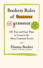BOOHER'S RULE OF BUSINESS GRAMMAR (PB) 