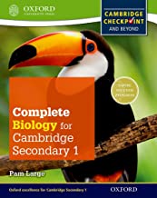 COMPLETE BIOLOGY FOR CAMBRIDGE SECONDARY 1 (PB) 