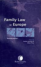 FAMILY LAW IN EUROPE 2/E (HB) 