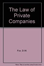 THE LAW OF PRIVATE COMPANIES (HB) 