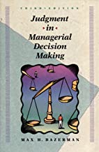 JUDGMENT IN MANAGERIAL DECISION MAKING 3/E (PB) 