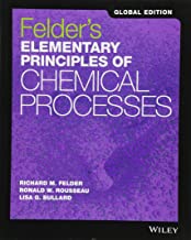 ELEMENTARY PRINCIPLES OF CHEMICAL PROCESSES GLOBAL EDITION (PB)