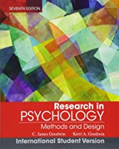 RESEARCH IN PSYCHOLOGY METHODS AND DESIGN 7/E (PB)