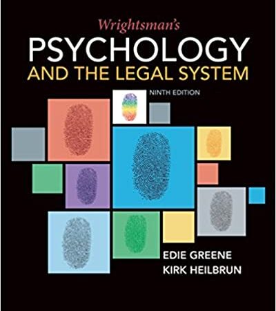 WRIGHTSMANS PSYCHOLOGY AND THE LEGAL SYSTEM 9/E (HB) 