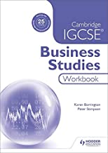 CAMBRIDGE IGCSE BUSINESS STUDIES WORKBOOK (PB) 