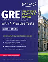 GRE STRATEGIES, PRACTICE & REVIEW 2016 WITH 4 PRACTICE TESTS BOOK + ONLINE (PB) 