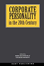 CORPORATE PERSONALITY IN THE 20/E CENTURY (PB) 