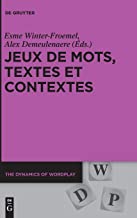JEUX DE MOTS TEXTES ET CONTEXTES (HB) 