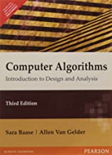 COMPUTER ALGORITHMS INTRODUCTION TO DESIGN & ANALYSIS 3/E (PB) 