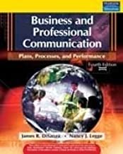 BUSINESS AND PROFESSIONAL COMMUNICATION PLANS PROCESSES AND PERFORMANCE 4/E (PB) 