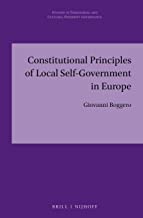 CONSTITUTIONAL PRINCIPLES OF LOCAL SELF GOVERNMENT IN EUROPE (HB) 