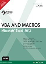 VBA AND MACROS MICROSOFT EXCEL 2013 (PB) 