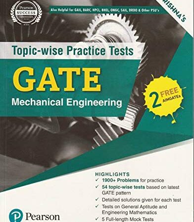 TOPIC WISE PRACTICE TESTS GATE MECHANICAL ENGINEERING (PB) 